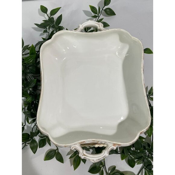 Antique H&C Limoges France Porcelain Covered Vegetable Tureen Dish Floral Design - Picture 6 of 16